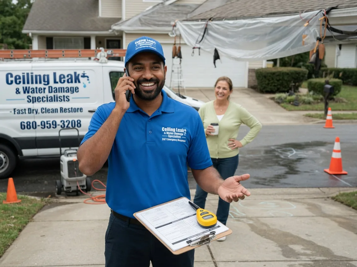 Ceiling Leak Cleanup Alger, MI FAQs